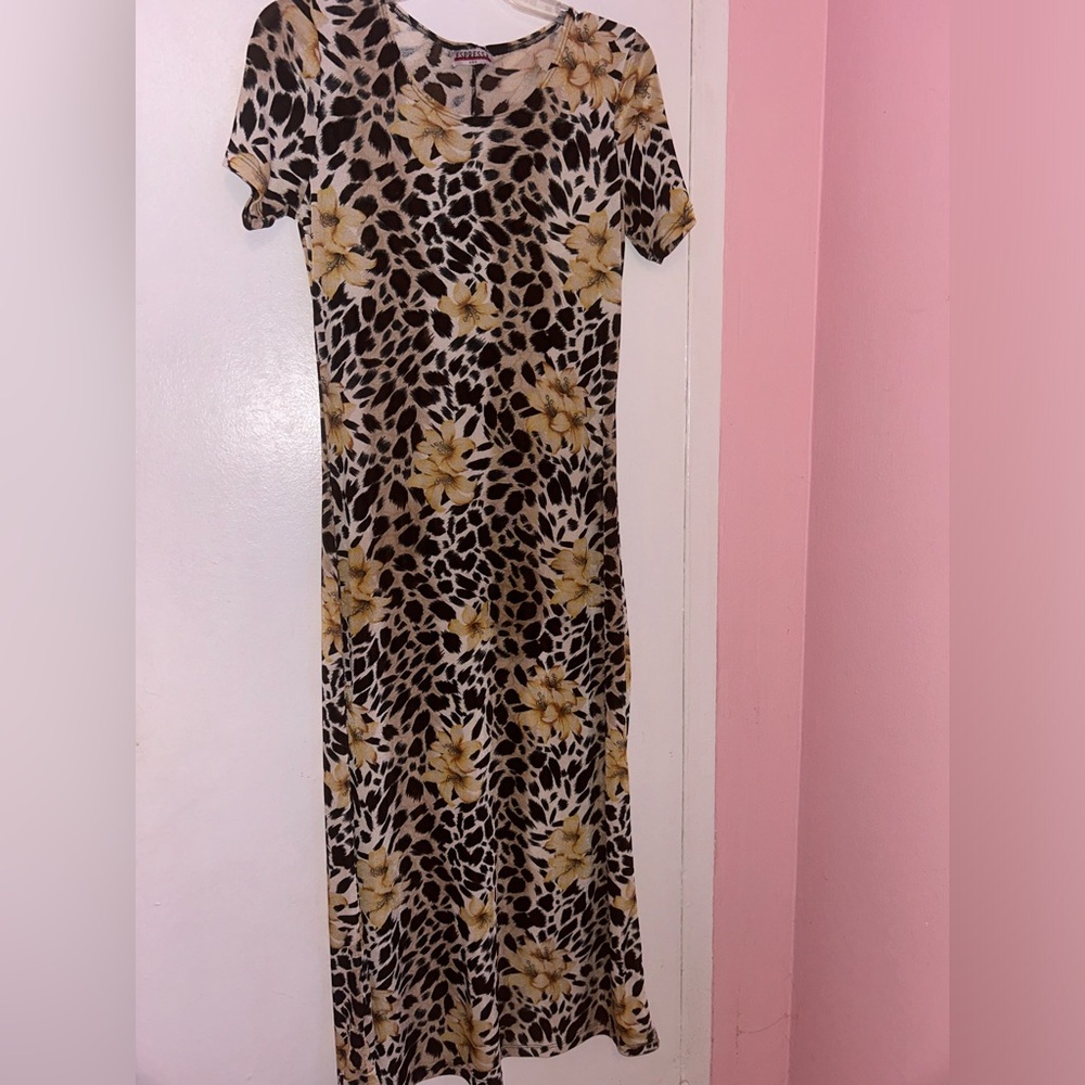 Vintage Bodycon Maxi Dress